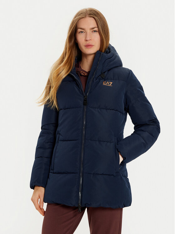 Пуховик стандартного кроя Ea7 Emporio Armani, синий
Пуховик стандартного кроя Ea7 Emporio Armani, синий