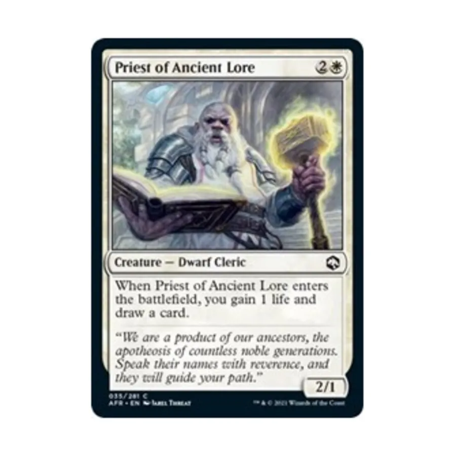 CCG Жрец древних знаний (клавиша C), MTG - Adventures in the Forgotten Realms
CCG Жрец древних знаний (клавиша C), MTG - Adventures in the Forgotten Realms