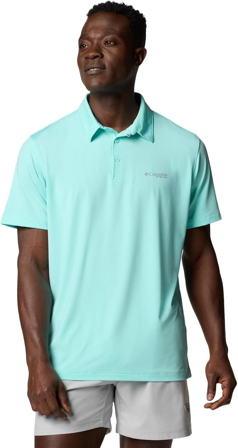 Columbia мужская футболка-поло Slack Tide II Stretch, Gulf Stream
Columbia мужская футболка-поло Slack Tide II Stretch, Gulf Stream