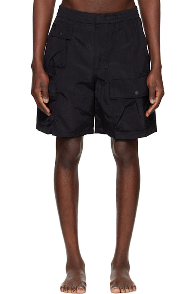 Черные шорты из тафты Solid Homme
Черные шорты из тафты Solid Homme