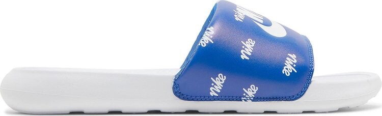 Сандалии Nike Victori One Printed Slide 'All-Over Nike Print', синий 
Сандалии Nike Victori One Printed Slide 'All-Over Nike Print', синий