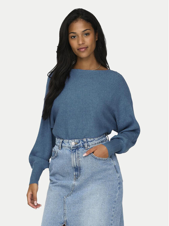 Пуловер свободного кроя Only, синий
Пуловер свободного кроя Only, синий