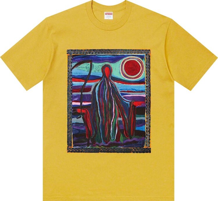 Футболка Supreme Reaper Tee 'Acid Yellow', желтый 
Футболка Supreme Reaper Tee 'Acid Yellow', желтый