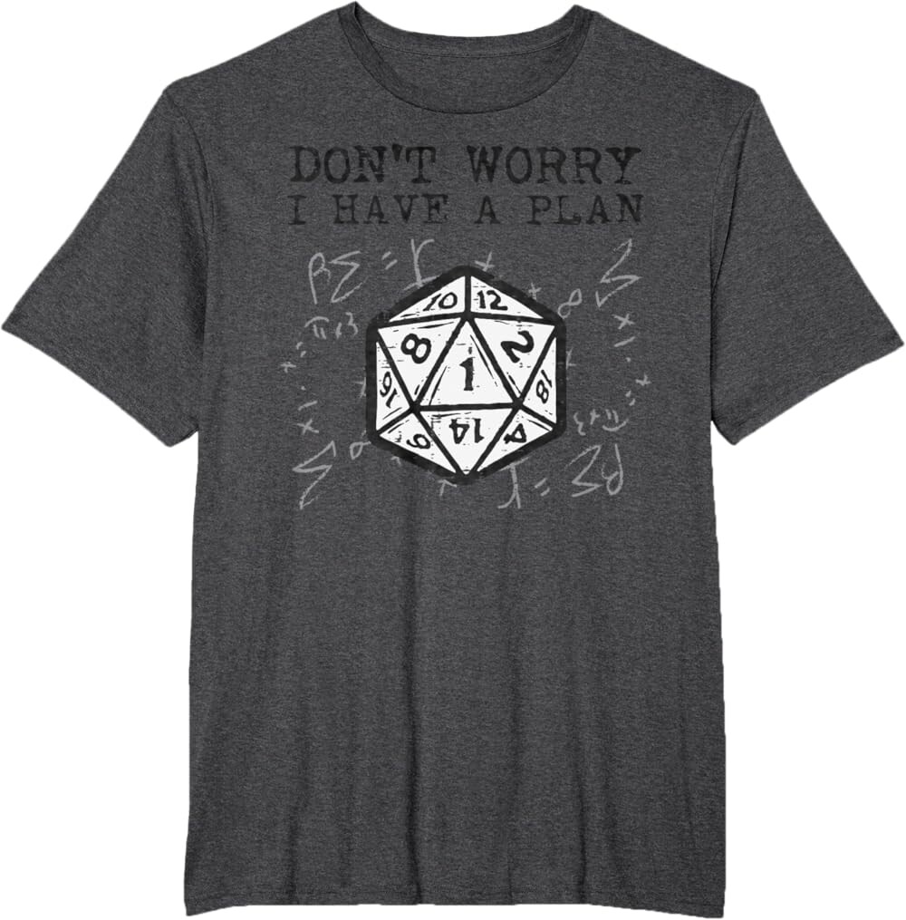 Мужская футболка RPG Gamer Dont Worry I Have Plan, темно-серый
Мужская футболка RPG Gamer Dont Worry I Have Plan, темно-серый