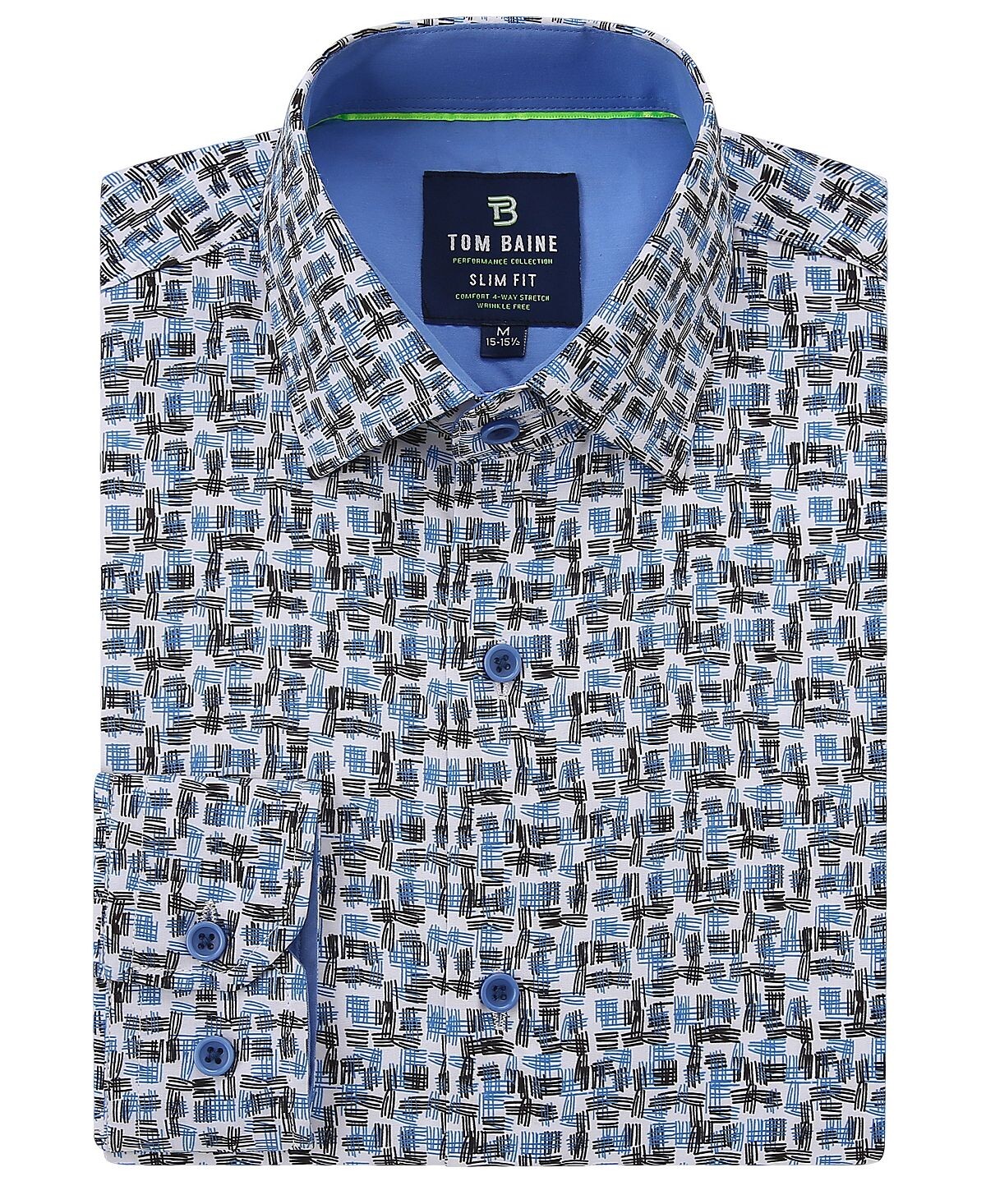 Мужская классическая рубашка slim fit с длинным рукавом и принтом Tom Baine, мульти
Мужская классическая рубашка slim fit с длинным рукавом и принтом Tom Baine, мульти