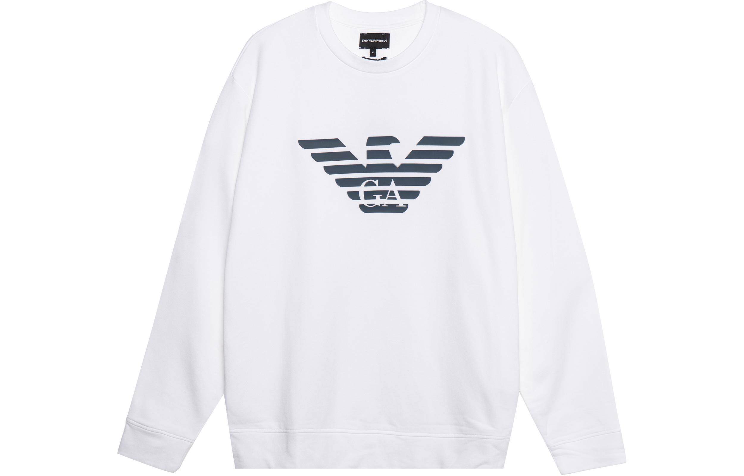 Свитшот с принтом логотипа EMPORIO ARMANI, белый
Свитшот с принтом логотипа EMPORIO ARMANI, белый
