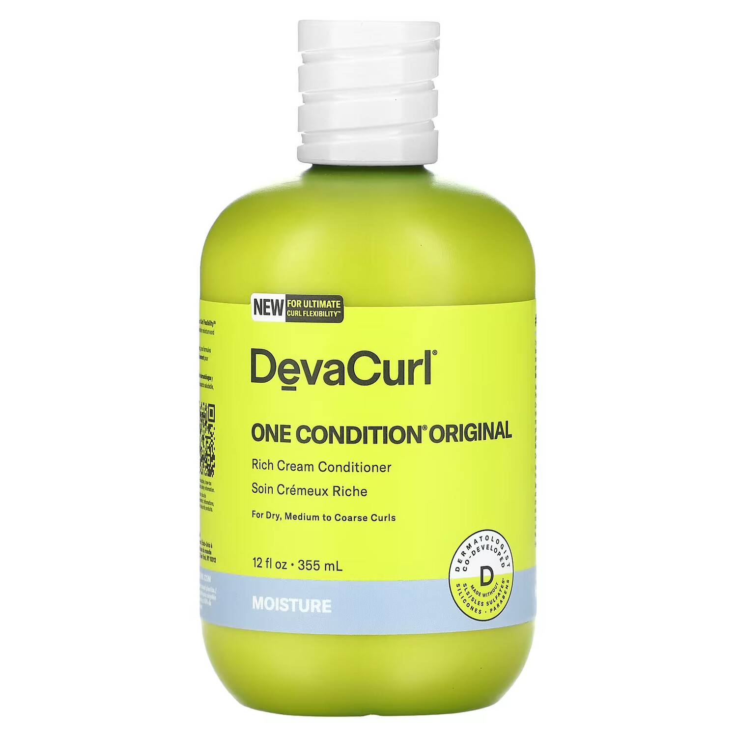DevaCurl, One Condition Original, крем-кондиционер с насыщенным вкусом, для сухих, средних и жестких локонов, 355 мл (12 жидк. Унций)
DevaCurl, One Condition Original, крем-кондиционер с насыщенным вкусом, для сухих, средних и жестких локонов, 355 мл (12 жидк. Унций)