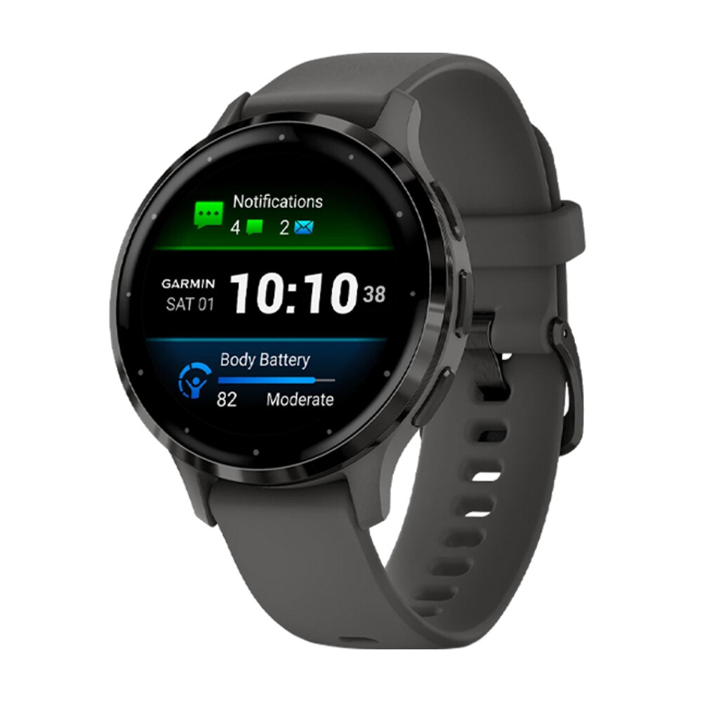 Умные часы Garmin Venu 3S, 1.2", Wi-Fi, темно-серый
Умные часы Garmin Venu 3S, 1.2", Wi-Fi, темно-серый
