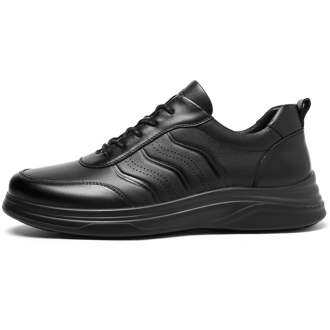 Mulinsen Износостойкие и легкие низкие повседневные туфли, мужские, черные
Mulinsen Износостойкие и легкие низкие повседневные туфли, мужские, черные