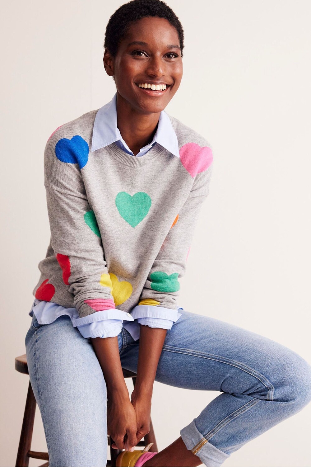 Наташа новинка джемпер Boden, серый 
Наташа новинка джемпер Boden, серый