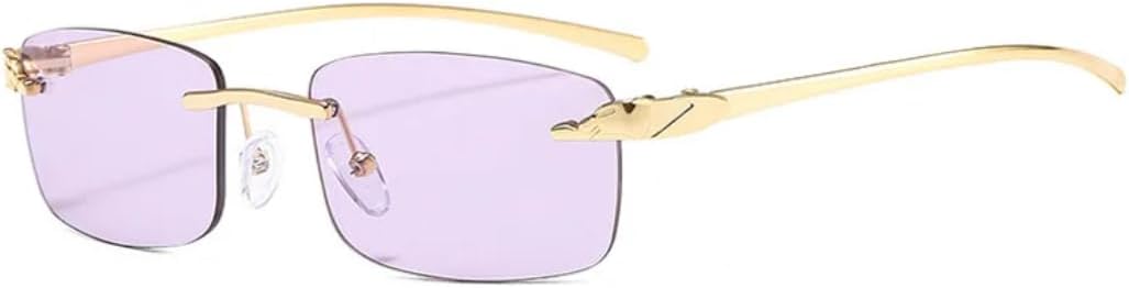 Винтажные солнцезащитные очки без оправы с рисунком гепарда для женщин, конфетные цвета, прозрачные линзы, дизайнерские солнцезащитные очки для мужчин SZVVBKK, Golden Purple
Винтажные солнцезащитные очки без оправы с рисунком гепарда для женщин, конфетные цвета, прозрачные линзы, дизайнерские солнцезащитные очки для мужчин SZVVBKK, Golden Purple