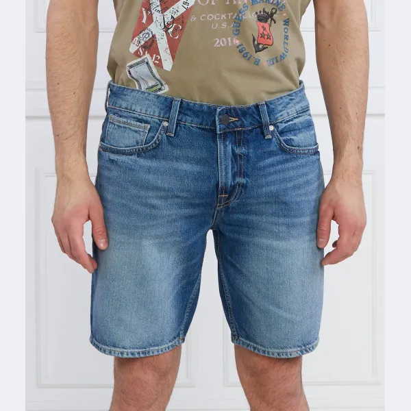 Шорты с ангелами стандартного кроя Guess, синий
Шорты с ангелами стандартного кроя Guess, синий