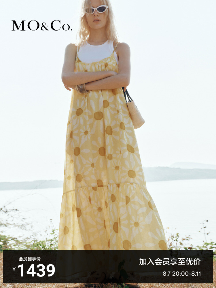 Платье Moco с принтом ромашки, желтый
Платье Moco с принтом ромашки, желтый