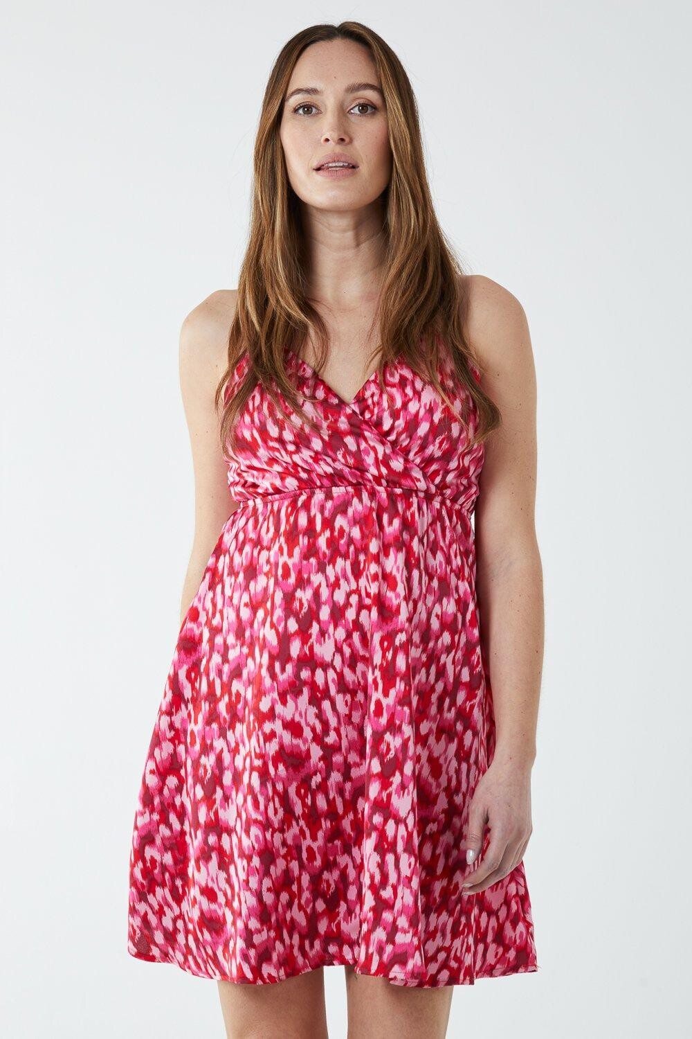 Мини-платье с бретелями и запахом Blue Vanilla, розовый
Мини-платье с бретелями и запахом Blue Vanilla, розовый