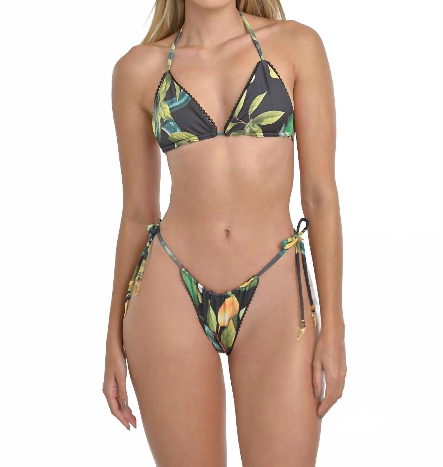 Цитрусовая муза бикини с завязками по бокам в мульти Steffany Milano
Цитрусовая муза бикини с завязками по бокам в мульти Steffany Milano