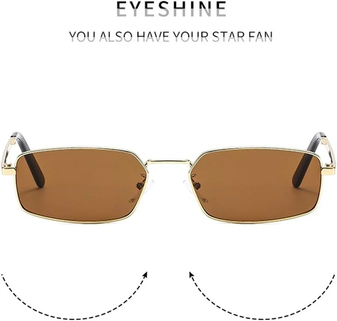 Мужские солнцезащитные очки в металлической оправе маленького размера, для активного отдыха, вождения, отпуска, женские солнцезащитные очки Generic, Brown
Мужские солнцезащитные очки в металлической оправе маленького размера, для активного отдыха, вождения, отпуска, женские солнцезащитные очки Generic, Brown