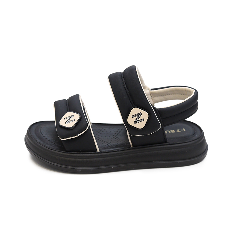 Детские сандалии с нескользящей амортизацией и низким верхом Budding, черный
Детские сандалии с нескользящей амортизацией и низким верхом Budding, черный