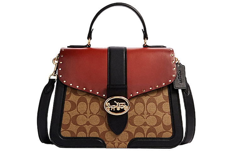 COACH Кожаная сумка Георгий Бог Вина
COACH Кожаная сумка Георгий Бог Вина