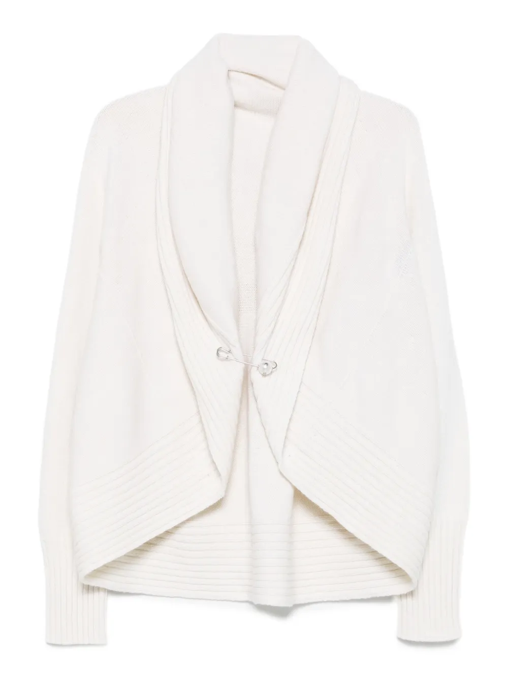 Кардиган с воротником-шалькой Alberta Ferretti, нейтральный
Кардиган с воротником-шалькой Alberta Ferretti, нейтральный