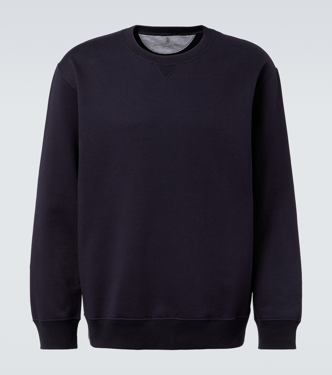 Хлопковый свитшот Brunello Cucinelli, темно-синий
Хлопковый свитшот Brunello Cucinelli, темно-синий