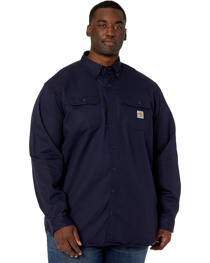 Рубашка Carhartt Big & Tall Flame-Resistant Classic Twill, цвет Dark Navy
Рубашка Carhartt Big & Tall Flame-Resistant Classic Twill, цвет Dark Navy