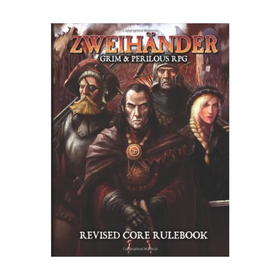 Zweihander - Revised Core Rulebook, Zweihander - Grim and Perilous RPG, твердый переплет
Zweihander - Revised Core Rulebook, Zweihander - Grim and Perilous RPG, твердый переплет