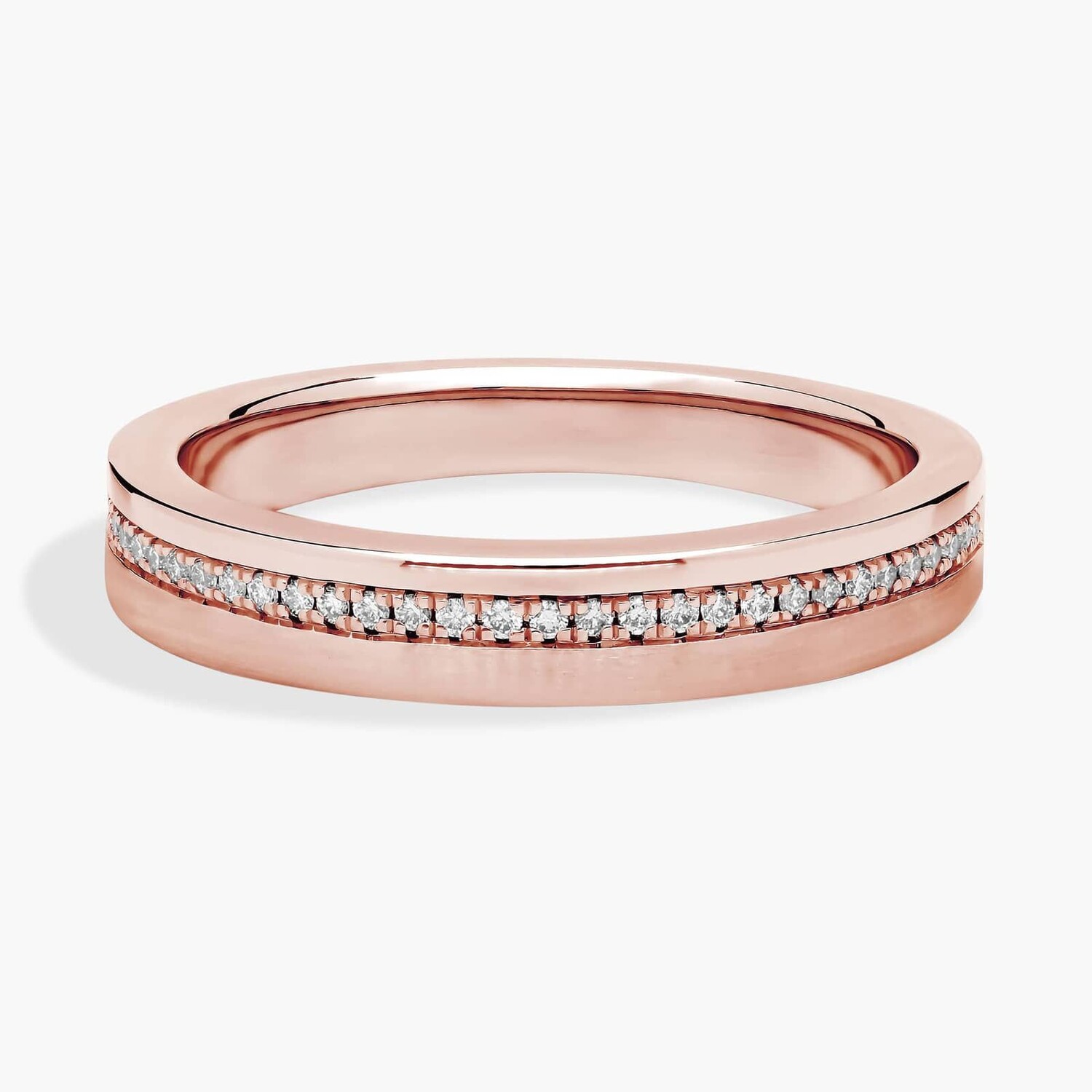 Мужское обручальное кольцо с бриллиантовым паве из розового золота 14 карат (1/6 карата, двойной) Blue Nile
Мужское обручальное кольцо с бриллиантовым паве из розового золота 14 карат (1/6 карата, двойной) Blue Nile