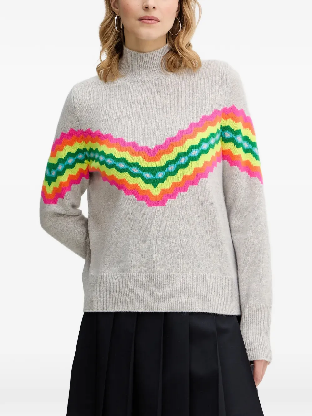 Свитер с узором шеврон From Future, серый
Свитер с узором шеврон From Future, серый