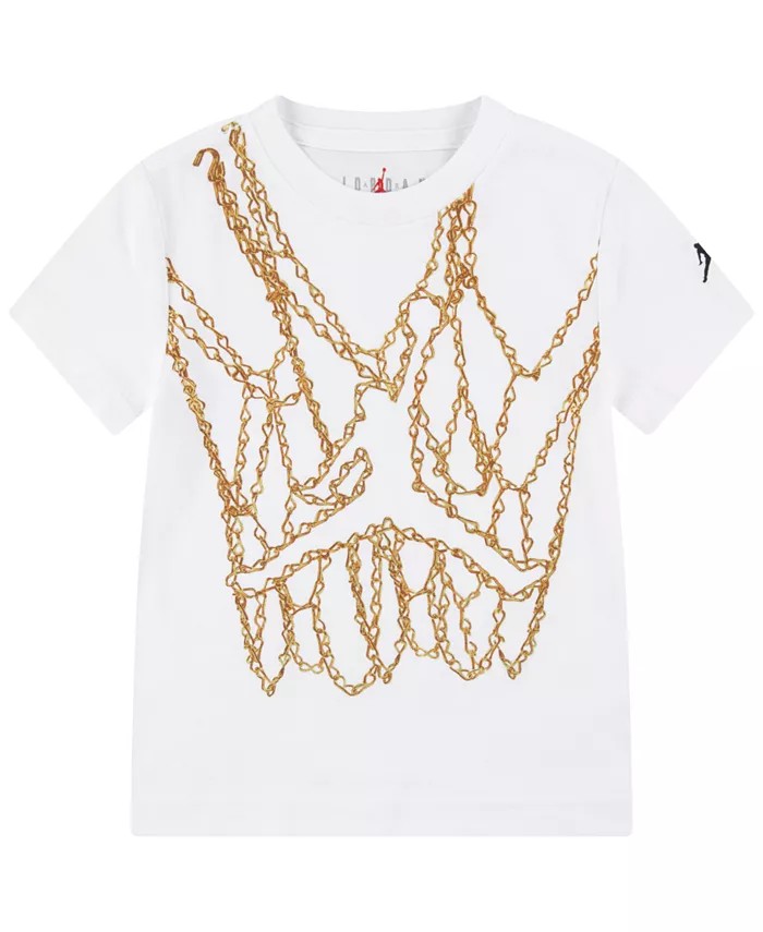 Футболка с цепью Big Boys с коротким рукавом Jordan, белый
Футболка с цепью Big Boys с коротким рукавом Jordan, белый