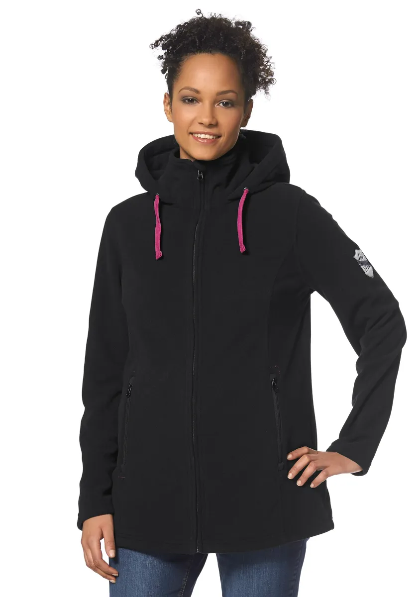 Флисовая куртка H.I.S "из переработанного материала", с капюшоном, также доступна в больших размерах, черный
Флисовая куртка H.I.S "из переработанного материала", с капюшоном, также доступна в больших размерах, черный