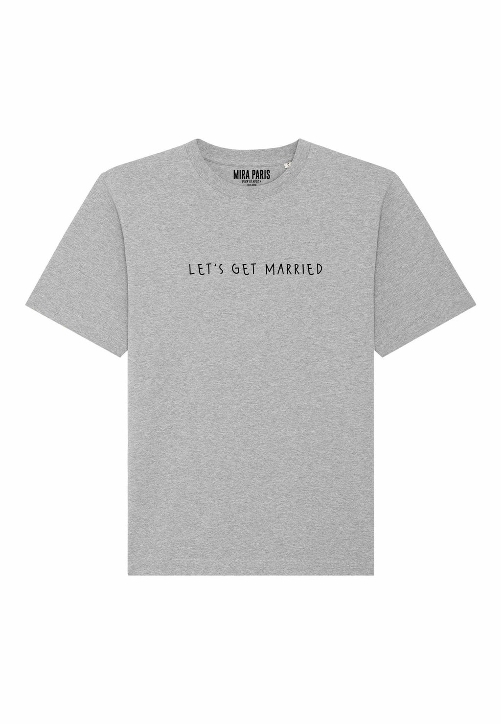 Футболка с принтом LETS GET MARRIED PRINT HEAVYWEIGHT Mira Paris, пятнистый серый
Футболка с принтом LETS GET MARRIED PRINT HEAVYWEIGHT Mira Paris, пятнистый серый