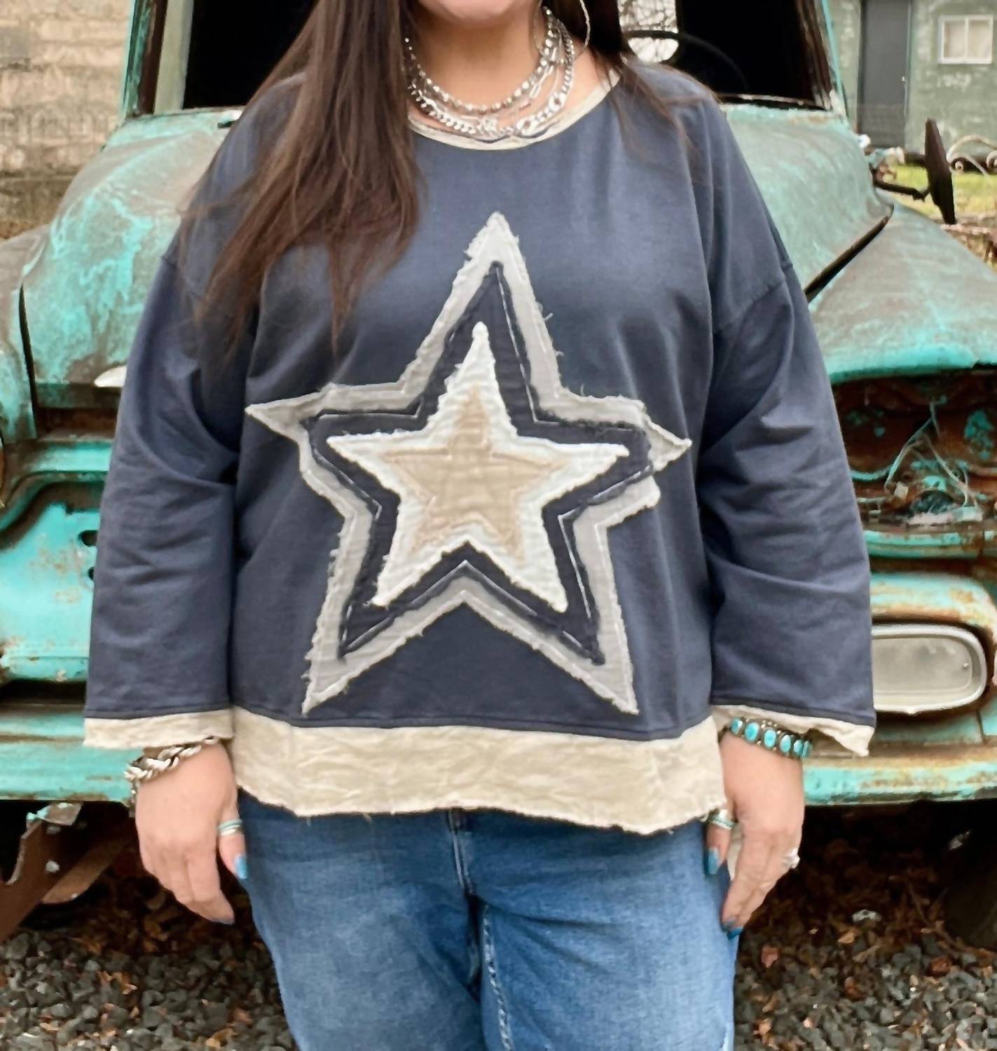 Топ «So You Wanna Be A Star» в синем/сером/натуральном цвете Paperlace
Топ «So You Wanna Be A Star» в синем/сером/натуральном цвете Paperlace