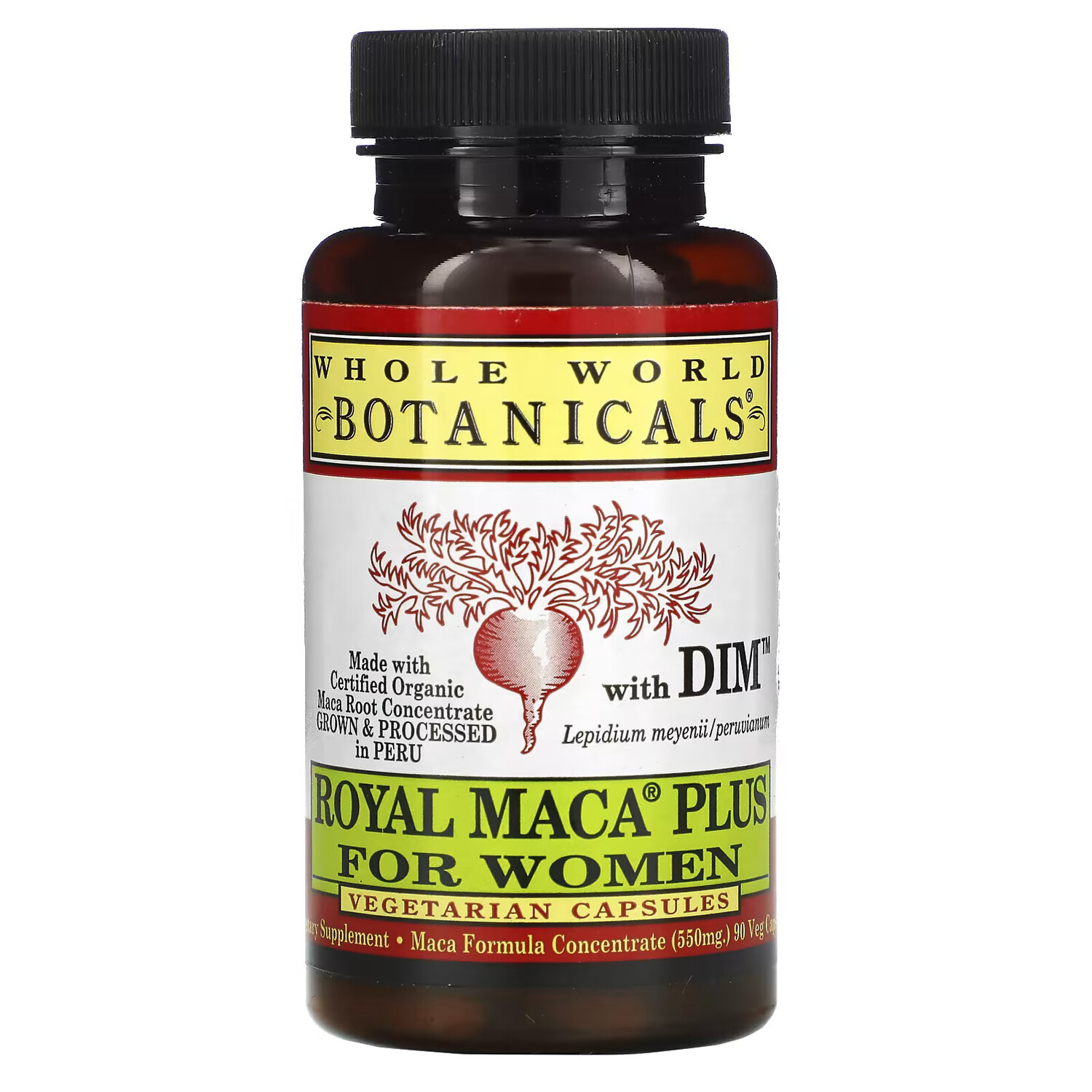 Whole World Botanicals, Royal Maca® Plus For Women, премиальная мака для женщин, 550 мг, 90 вегетарианских капсул
Whole World Botanicals, Royal Maca® Plus For Women, премиальная мака для женщин, 550 мг, 90 вегетарианских капсул