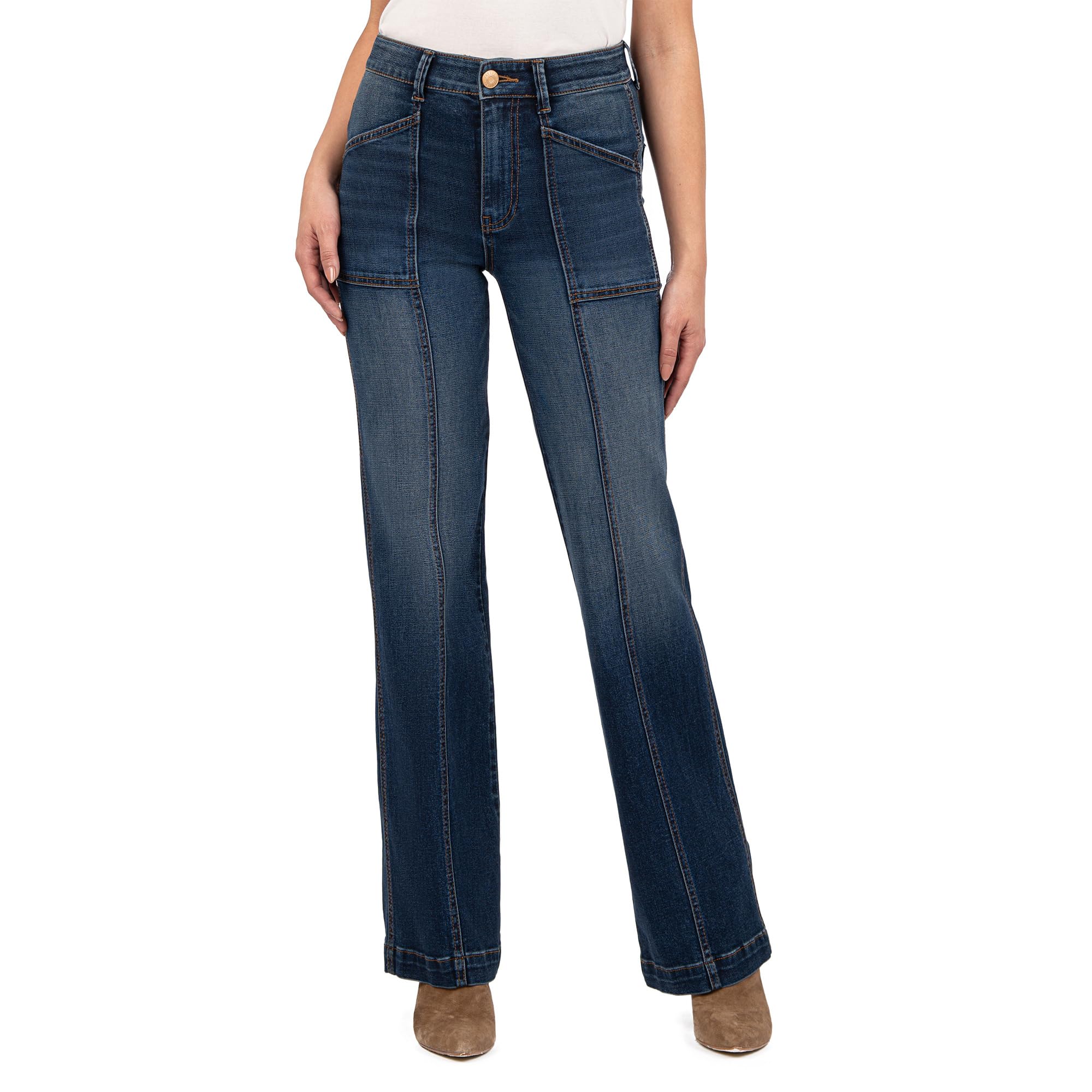 Джинсы KUT from the Kloth Jodi High-Rise Wide Leg Front Patch Pockets In Energy, цвет Energy
Джинсы KUT from the Kloth Jodi High-Rise Wide Leg Front Patch Pockets In Energy, цвет Energy
