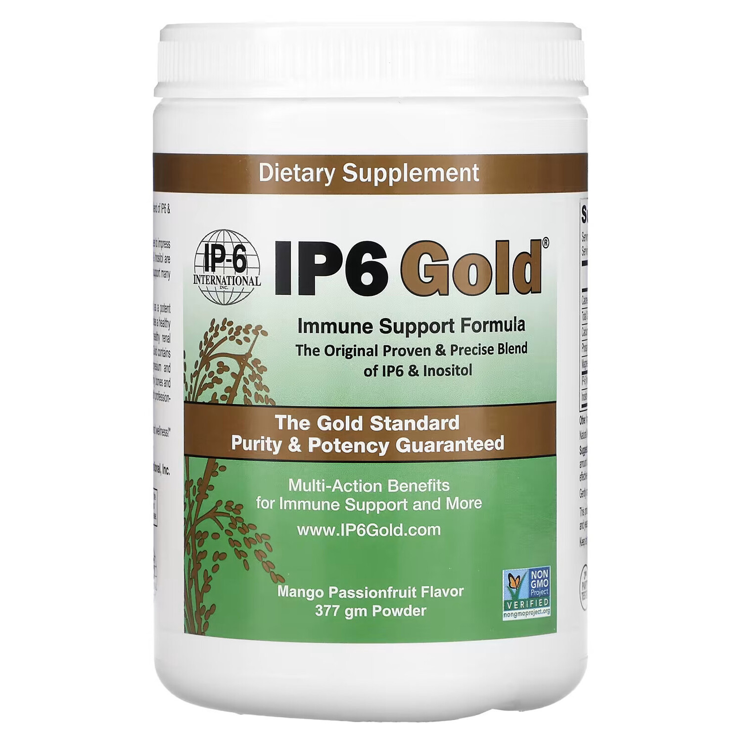 IP-6 International, IP6 Gold, формула для поддержки иммунитета в порошке, манго и маракуйя, 412 г
IP-6 International, IP6 Gold, формула для поддержки иммунитета в порошке, манго и маракуйя, 412 г