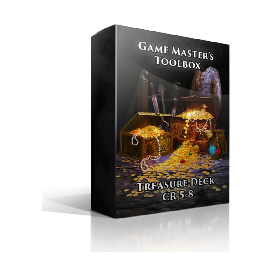 Бокс-сет Treasure Deck CR 05-8 (5e), Game Master's Toolbox (5e)
Бокс-сет Treasure Deck CR 05-8 (5e), Game Master's Toolbox (5e)