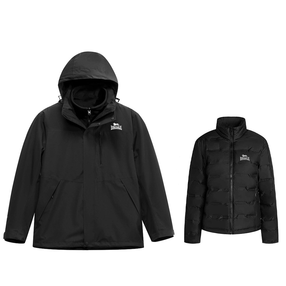 LONSDALE Ветровка утепленная непромокаемая непродуваемая унисекс для походов, Obsidian Black (Down Liners)
LONSDALE Ветровка утепленная непромокаемая непродуваемая унисекс для походов, Obsidian Black (Down Liners)