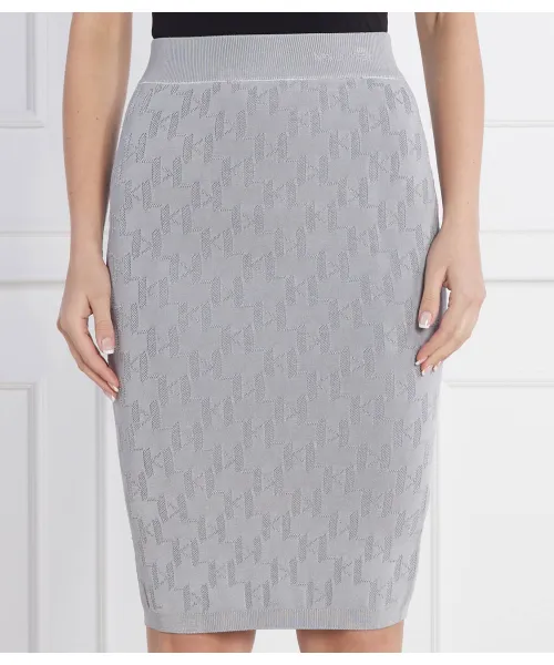 Юбка из жаккарда с монограммой Karl Lagerfeld, серый
Юбка из жаккарда с монограммой Karl Lagerfeld, серый