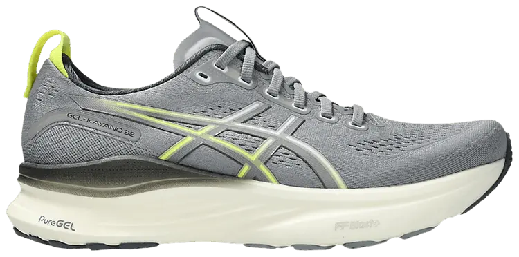 Кроссовки ASICS Gel Kayano 32 'Gravel Citron', серый
Кроссовки ASICS Gel Kayano 32 'Gravel Citron', серый