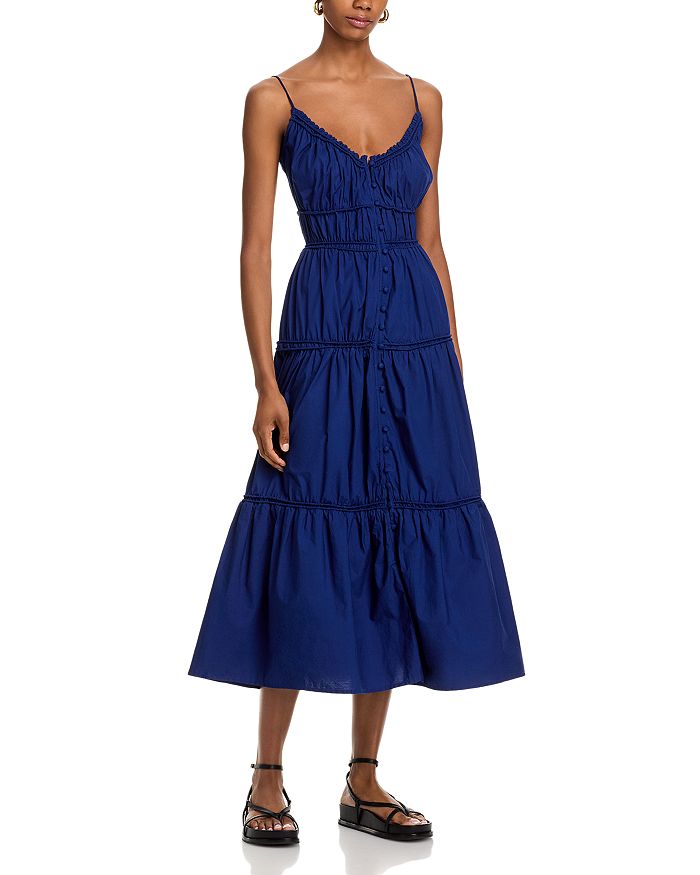 Каплевидное платье миди Camden с ярусами Sea, синий
Каплевидное платье миди Camden с ярусами Sea, синий