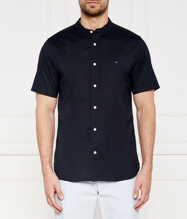 Рубашка Мао Regular fit Tommy Hilfiger, синий 
Рубашка Мао Regular fit Tommy Hilfiger, синий