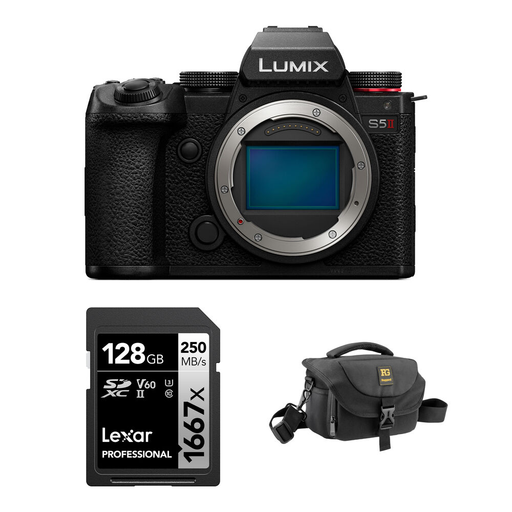 Беззеркальная камера Panasonic Lumix S5 II Mirrorless Camera with Basic Bundle, Синий, Беззеркальная камера Panasonic Lumix S5 II Mirrorless Camera with Basic Bundle
Беззеркальная камера Panasonic Lumix S5 II Mirrorless Camera with Basic Bundle, Синий, Беззеркальная камера Panasonic Lumix S5 II Mirrorless Camera with Basic Bundle