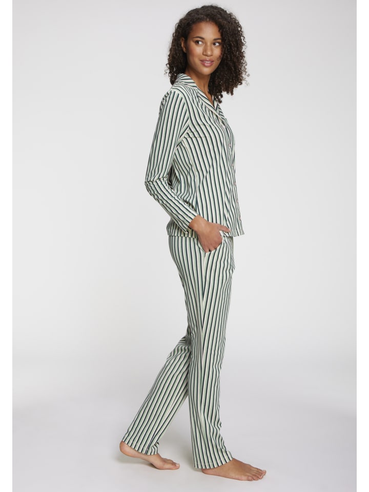 Пижамные штаны в зеленую и белую полоску s.Oliver
Пижамные штаны в зеленую и белую полоску s.Oliver