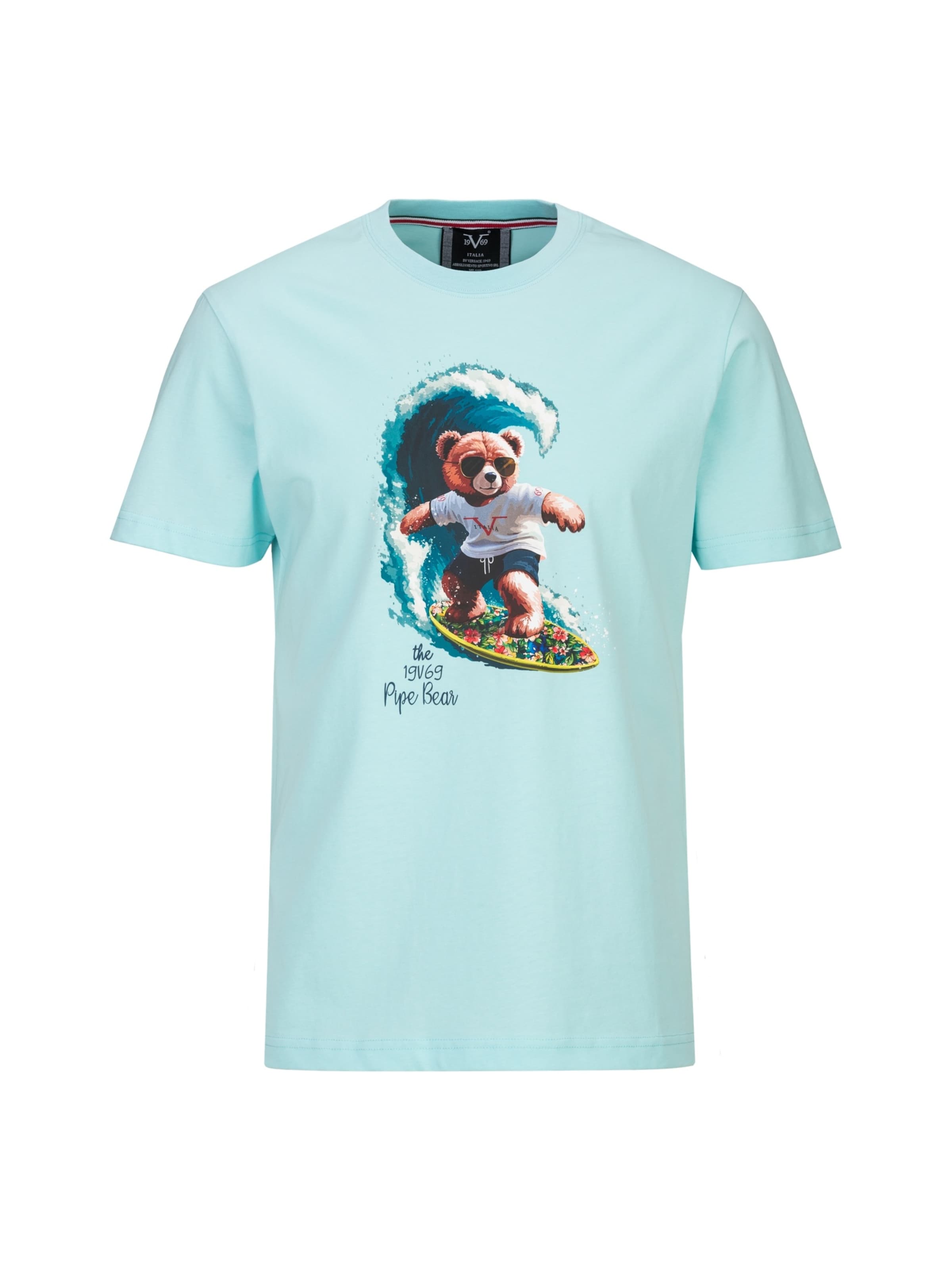 19V69 ITALIA Футболка 'Rafael Pipe' в цвете Mint
19V69 ITALIA Футболка 'Rafael Pipe' в цвете Mint
