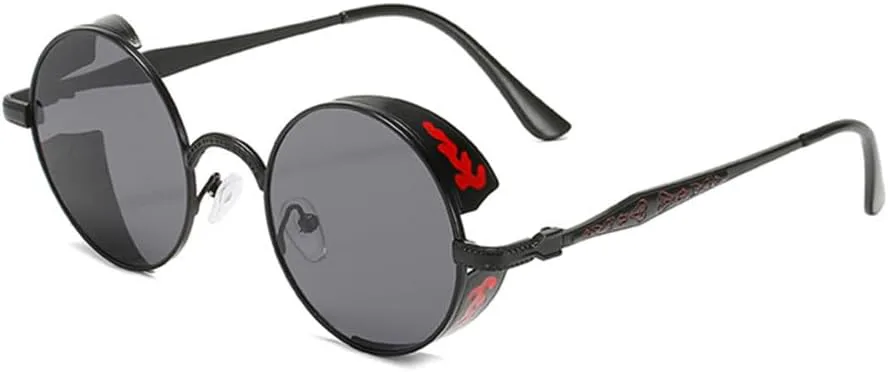 Красные солнцезащитные очки в стиле стимпанк для мужчин, круглые металлические, ретро-аксессуары для женщин, панк-очки, готические очки VFDHN, 1 Black Black
Красные солнцезащитные очки в стиле стимпанк для мужчин, круглые металлические, ретро-аксессуары для женщин, панк-очки, готические очки VFDHN, 1 Black Black