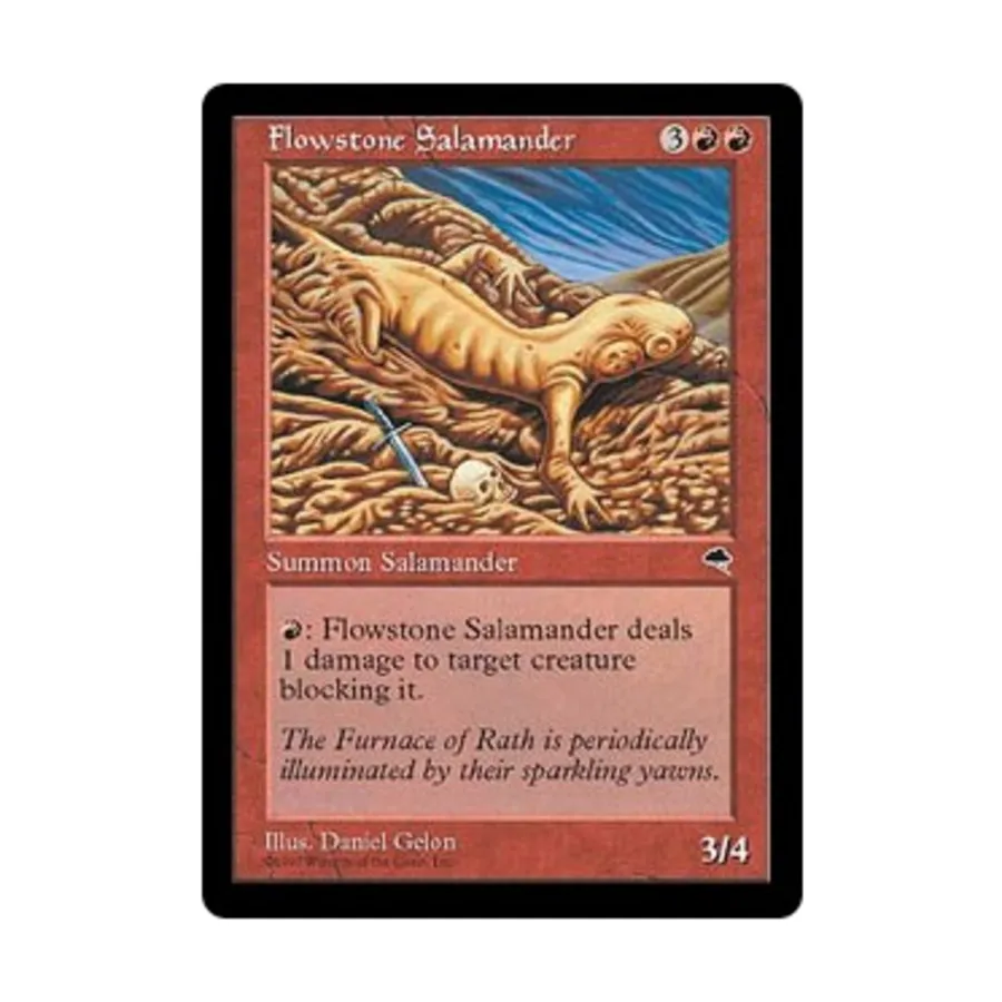 CCG Саламандра из Flowstone (U), MTG - Tempest
CCG Саламандра из Flowstone (U), MTG - Tempest