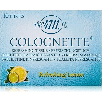 4711 Lemon Colognette Refreshing Tissue Box Of 10
4711 Lemon Colognette Refreshing Tissue Box Of 10