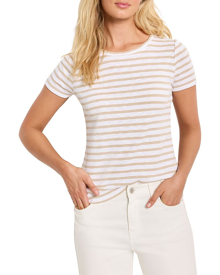 Футболка с круглым вырезом и полосками NZT BY NIC+ZOE, белый
Футболка с круглым вырезом и полосками NZT BY NIC+ZOE, белый