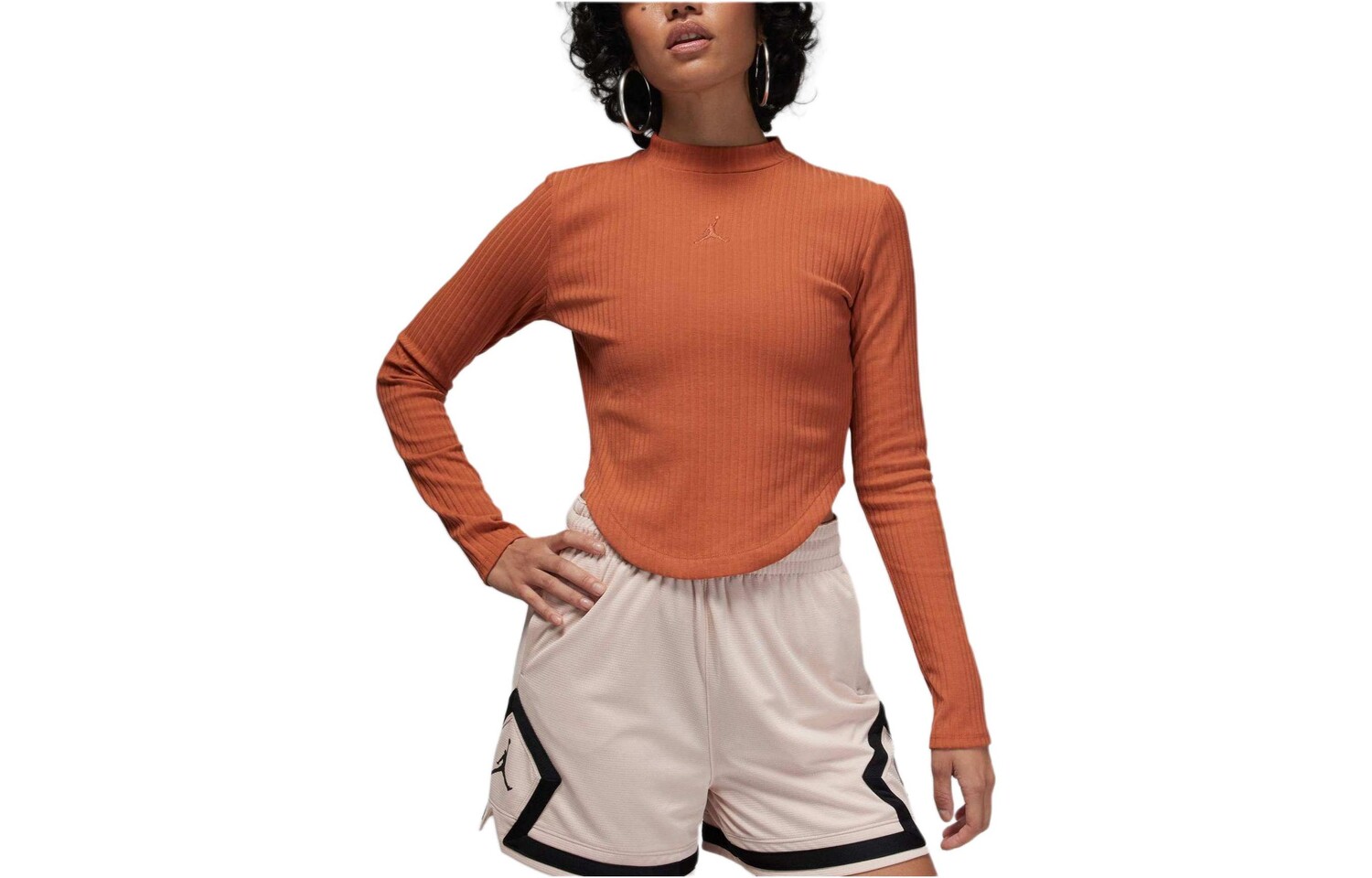 Футболка женская серо-персиковая Jordan
Футболка женская серо-персиковая Jordan