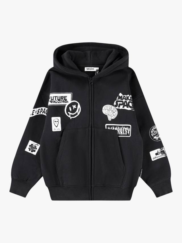 Детская толстовка Marley с принтом из хлопковой смеси Molo, Black
Детская толстовка Marley с принтом из хлопковой смеси Molo, Black